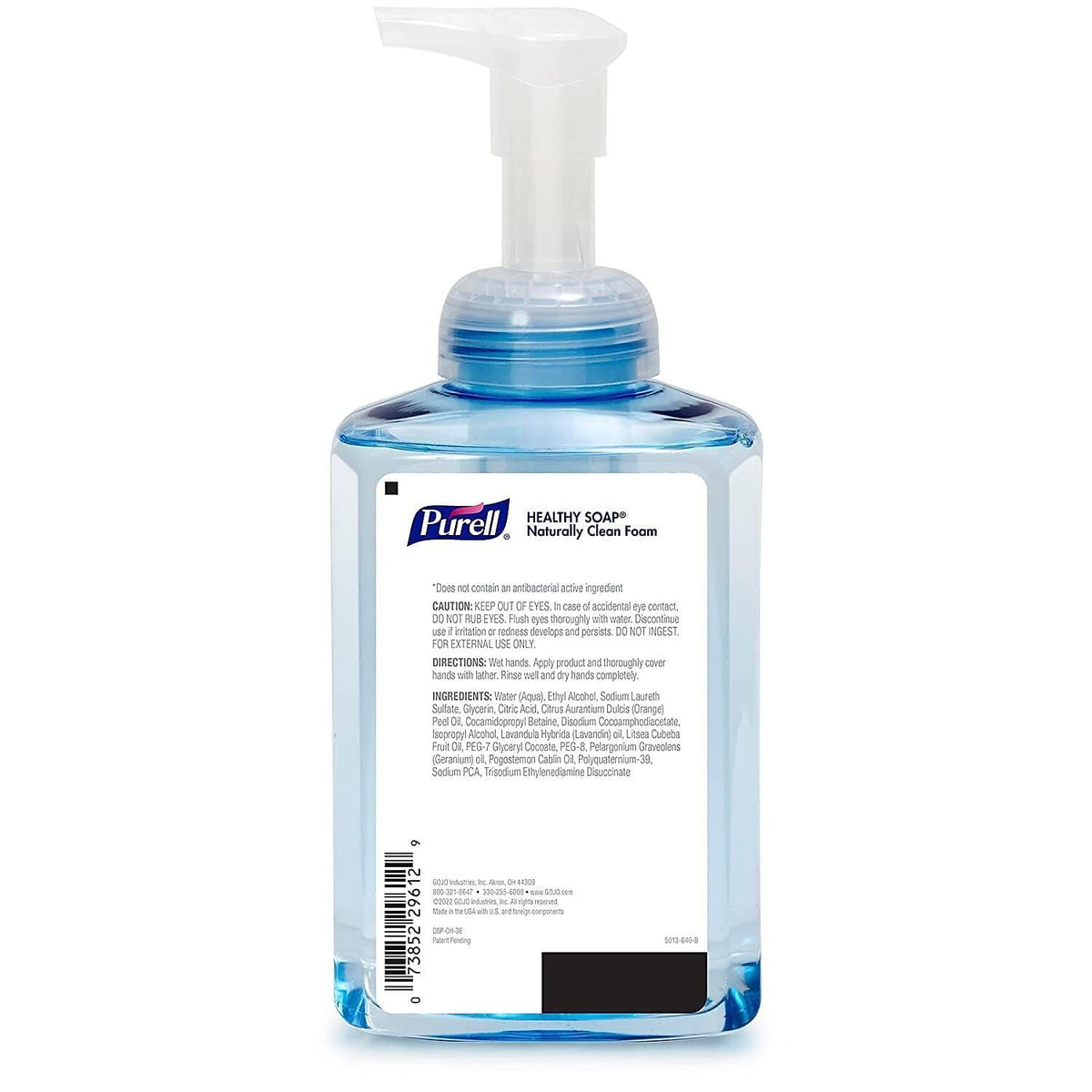 Purell Healthy Soap Foaming Hand Soap, Fragrance Free, 17.4 fl oz Pump Bottle
