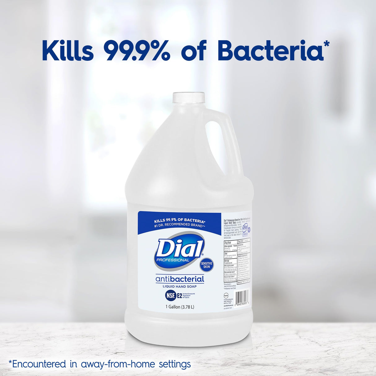 Dial Professional Antimicrobial Liquid Hand Soap, Sensitive Skin, 1 Gallon