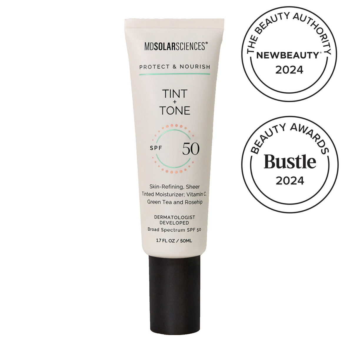 MDSolarSciences Tint + Tone SPF 50 Facial Moisturizer Cream, 1.7 oz