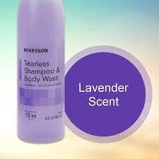 McKesson Tearless Shampoo & Body Wash, Lavender with Aloe & Vitamin E, 8 oz