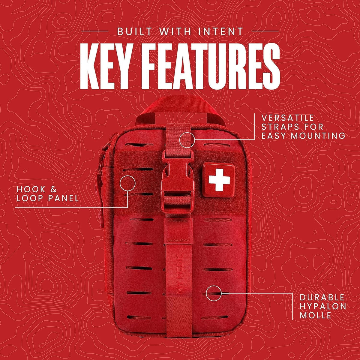 My Medic MyFAK Mini Standard First Aid Kit, Red