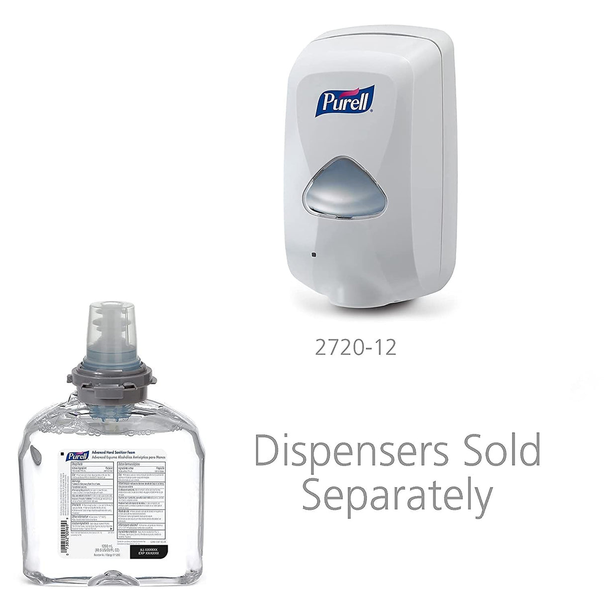 Purell Healthcare Advanced Hand Sanitizer Foam, 1200 mL, Case of 2