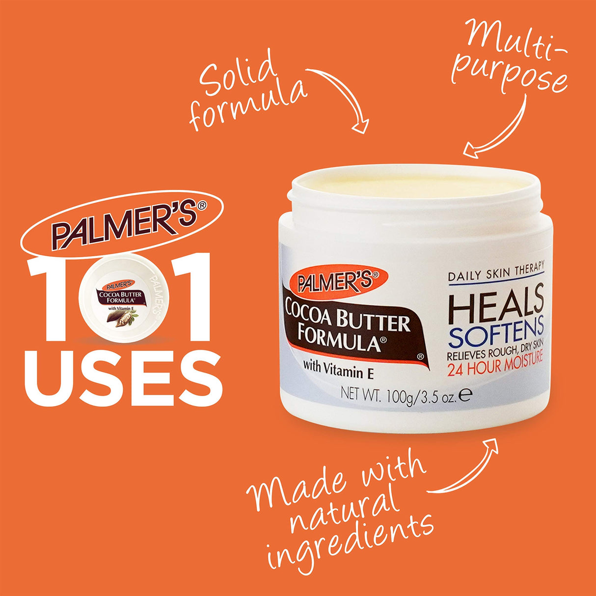 Palmer's Cocoa Butter Formula Cream with Vitamin E, 3.5 oz Jar