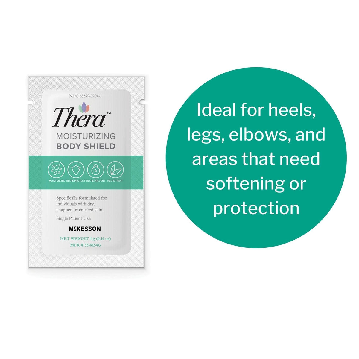 Thera Moisturizing Body Shield Cream, Scented, 4 g