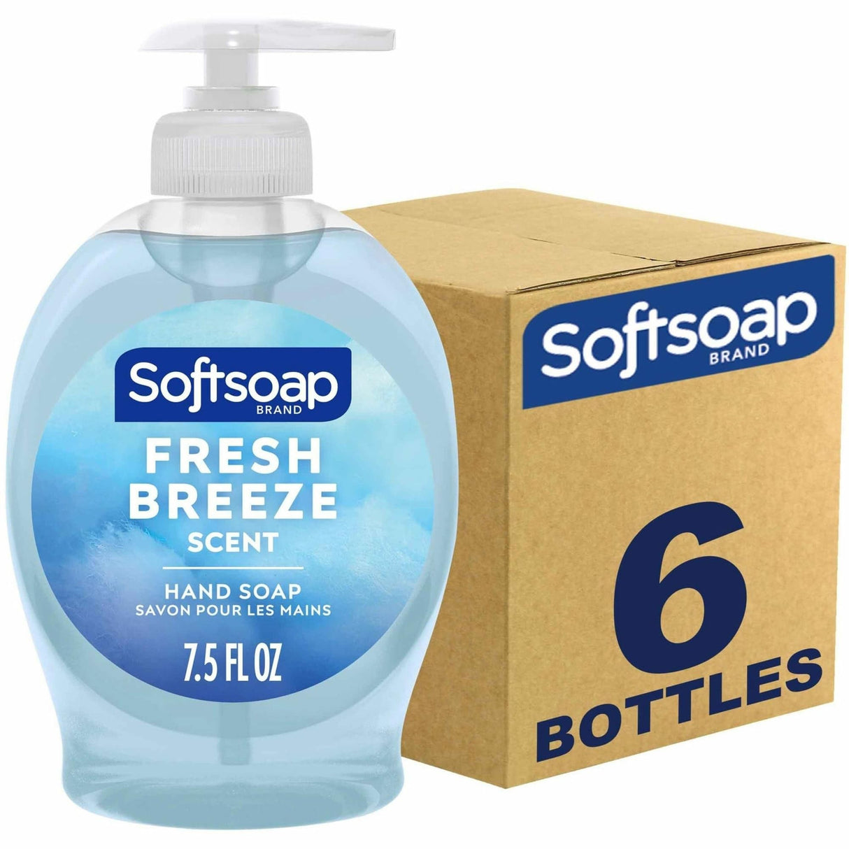 Softsoap Fresh Breeze Scent Liquid Hand Soap Pump Bottle, 7.5 fl oz