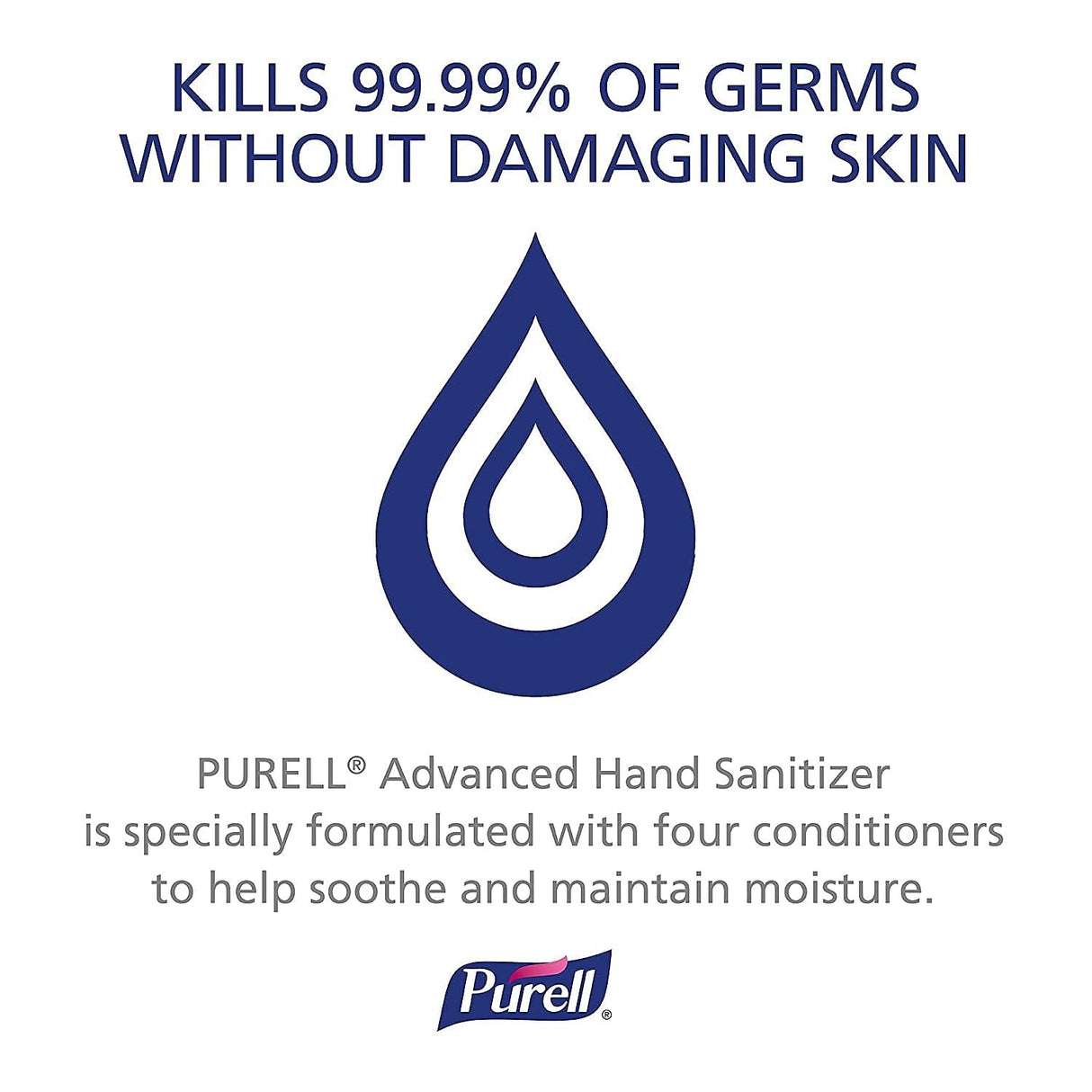 Purell Healthcare Advanced Hand Sanitizer Foam, 1200 mL, Case of 2