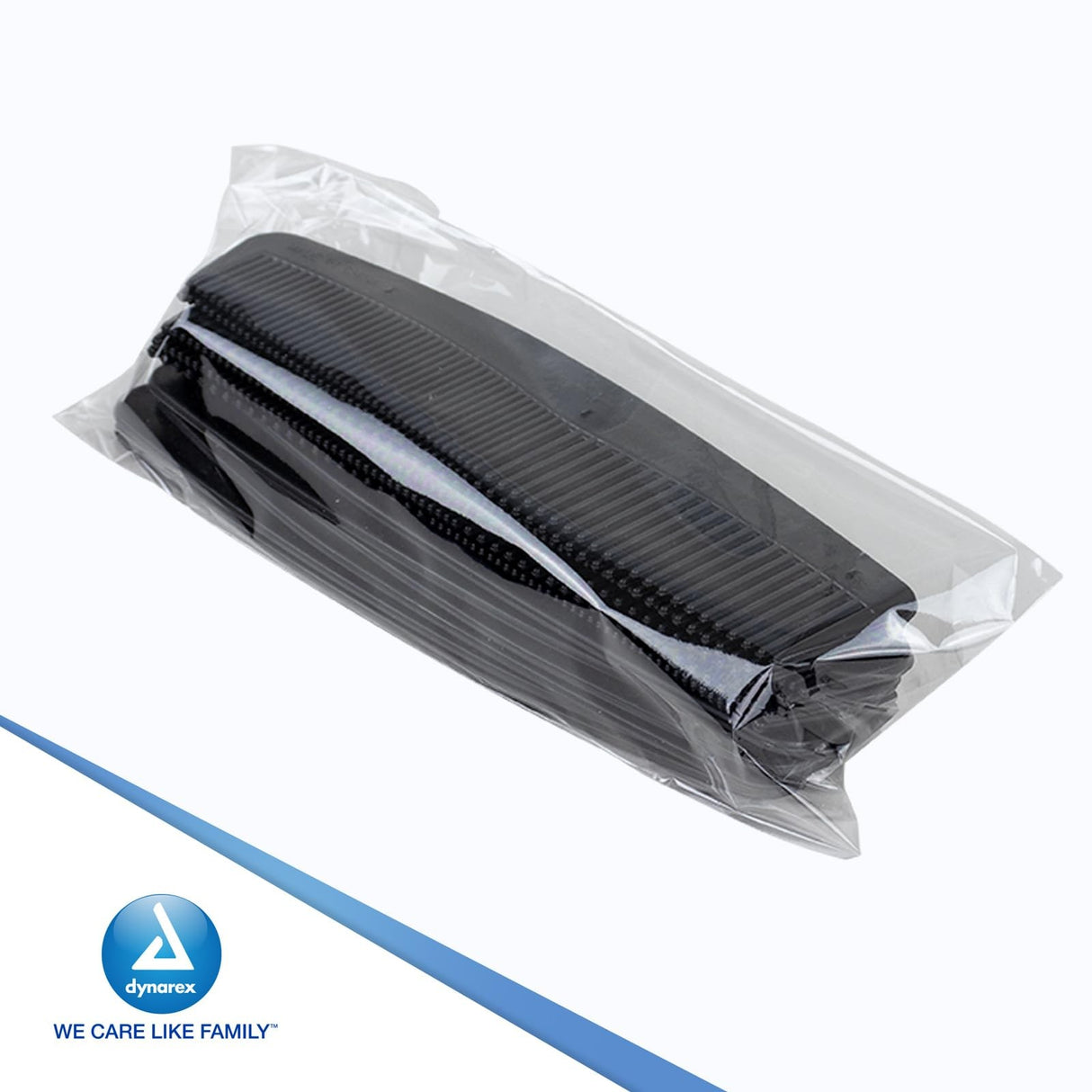 Dynarex DynaCare Adult Comb, Black, 5", Box of 12