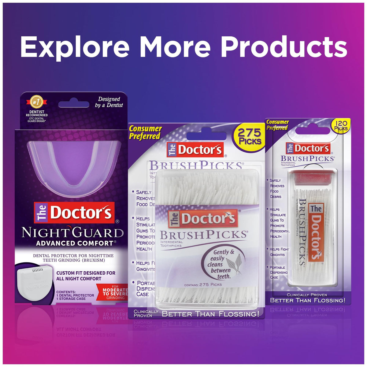 The Doctor’s Doctor's NightGuard Advanced Comfort Dental Protector, Single - 04203779922 - LL Medico