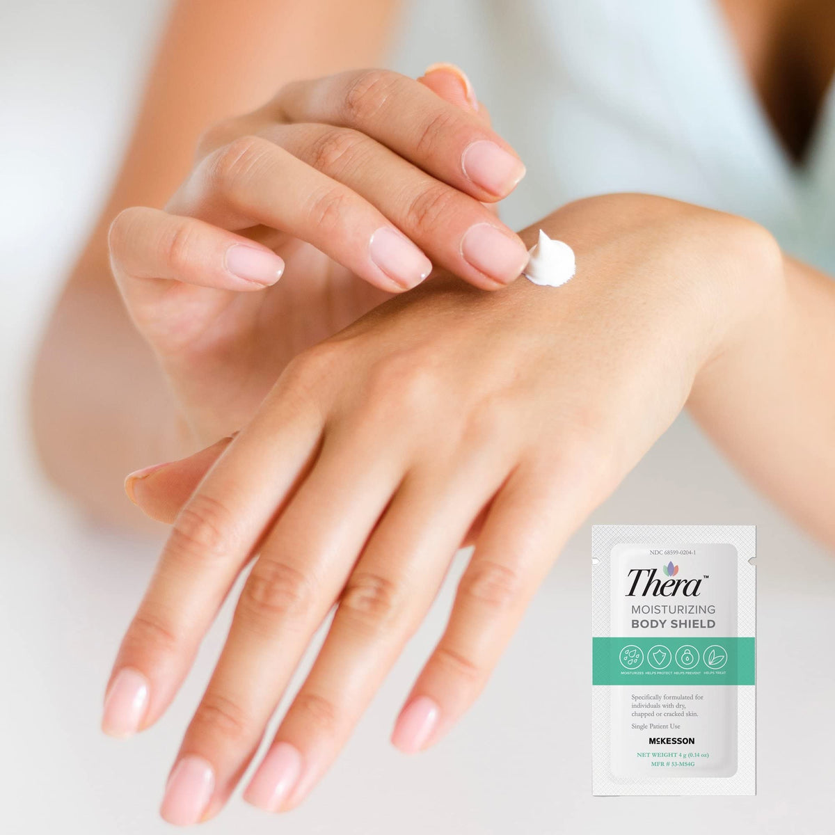 Thera Moisturizing Body Shield Cream, Scented, 4 g