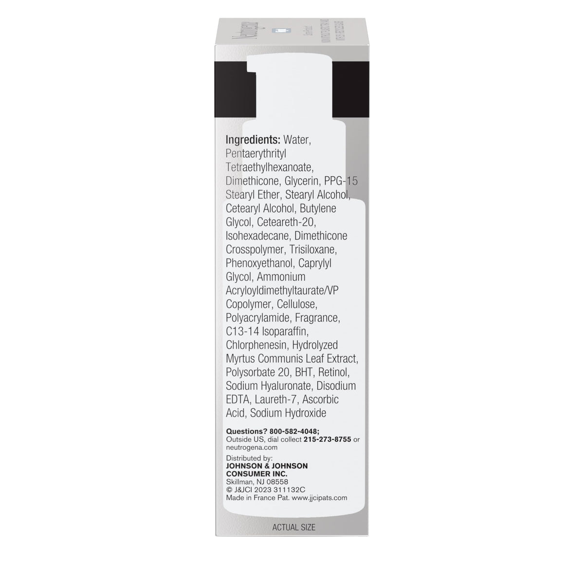 Neutrogena Rapid Wrinkle Repair Retinol Moisturizer Night Lotion, Unscented, 1 fl oz
