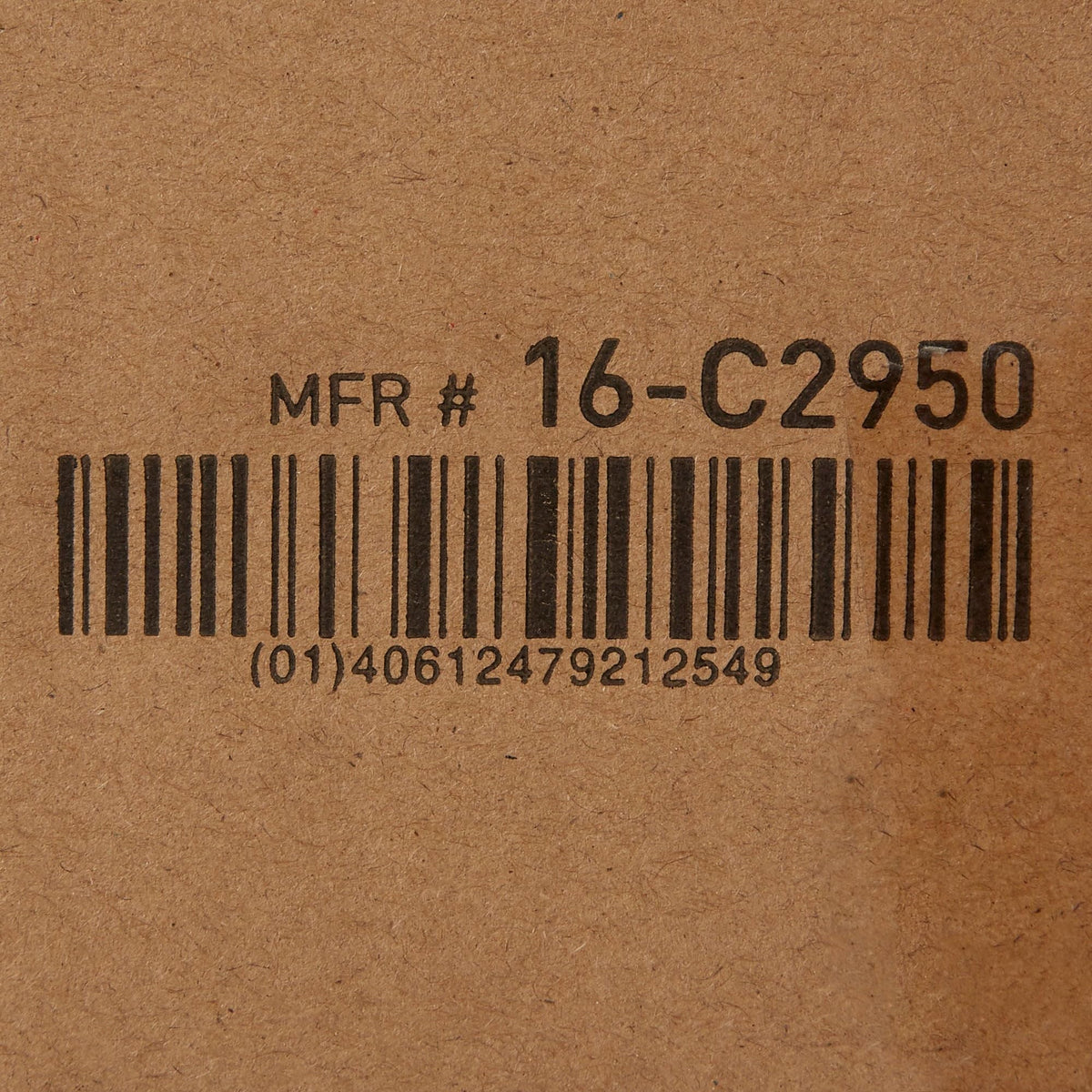 McKesson Handle Comb, Plastic, Black, 8.5"