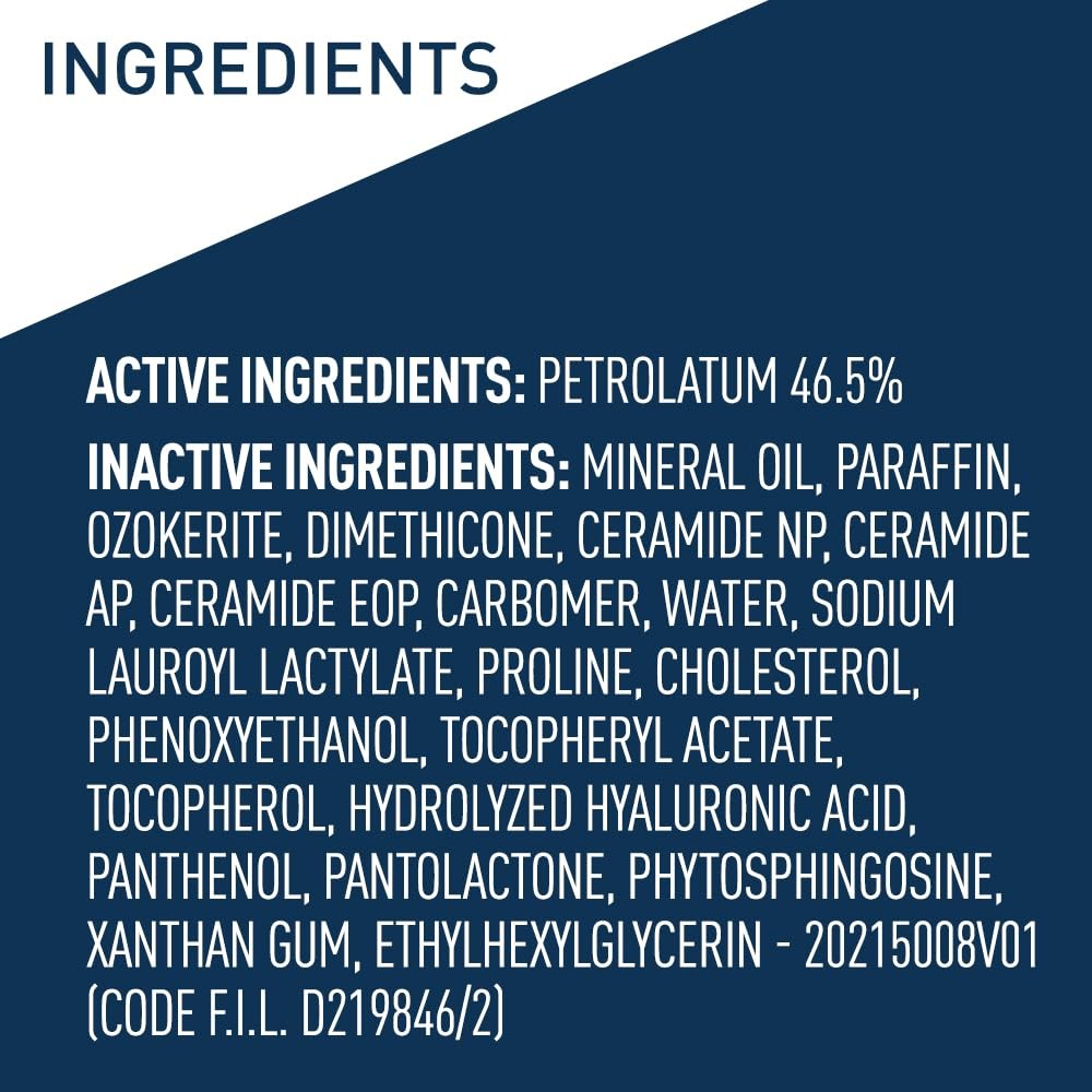 CeraVe Healing Ointment Skin Protectant, Unscented, 3 oz