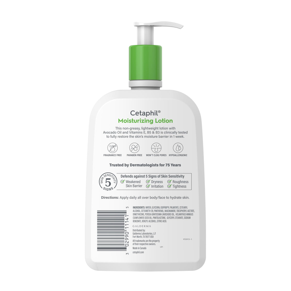 Cetaphil Moisturizing Lotion, Unscented, 20 fl oz