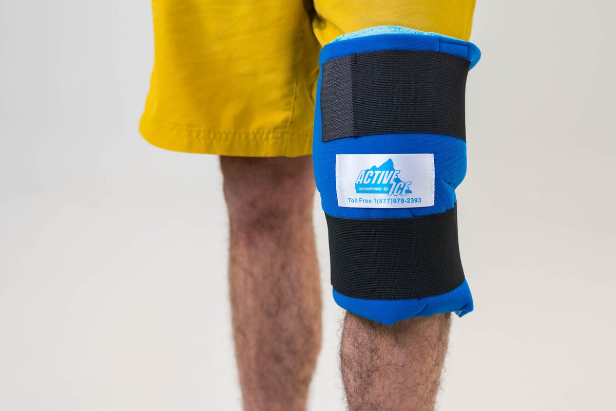 Active Ice Knee Cold Pack with Wrap, 12" x 13", Reusable - SK-2 - LL Medico