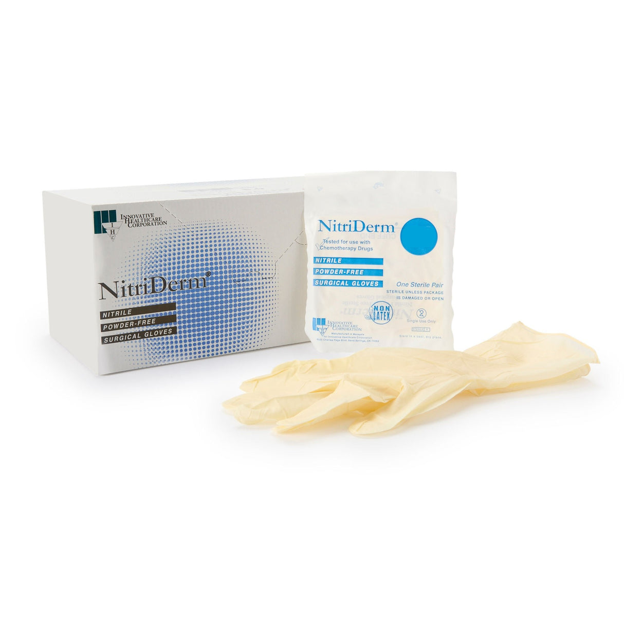 Innovative Healthcare NitriDerm Nitrile Surgical Glove - 135265-Box - LL Medico