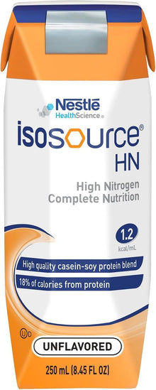 Isosource HN Tube Feeding Formula, Unflavored, 250 mL Carton - 10043900184507-Single - LL Medico