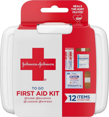 Johnson & Johnson To Go First Aid Kit, 12 Items - 38137008295-Single - LL Medico