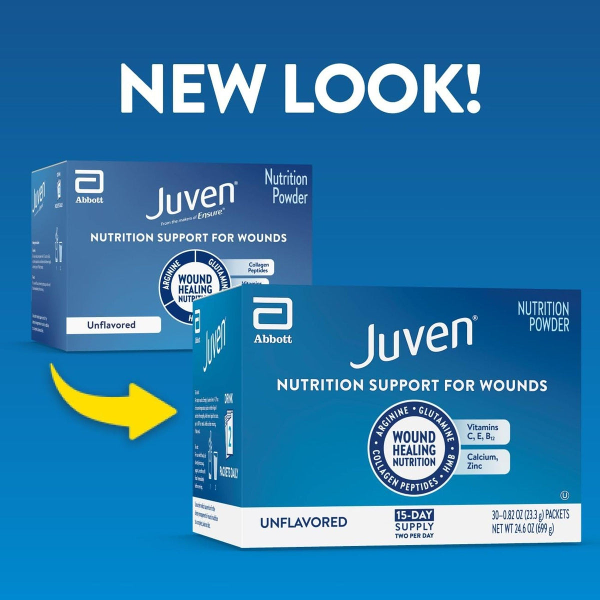 Juven Therapeutic Nutrition Powder, Unflavored, 0.82 oz Packet - 66695-Pack - LL Medico