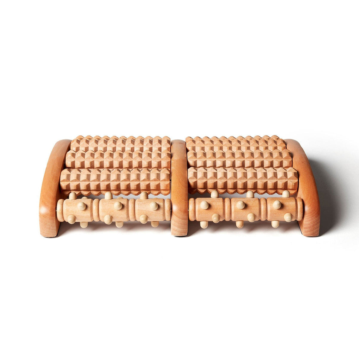 Kanjo Acupressure Foot Massager Multi-Roller, Wooden, 7" x 10" - KANROLLMW-Single - LL Medico