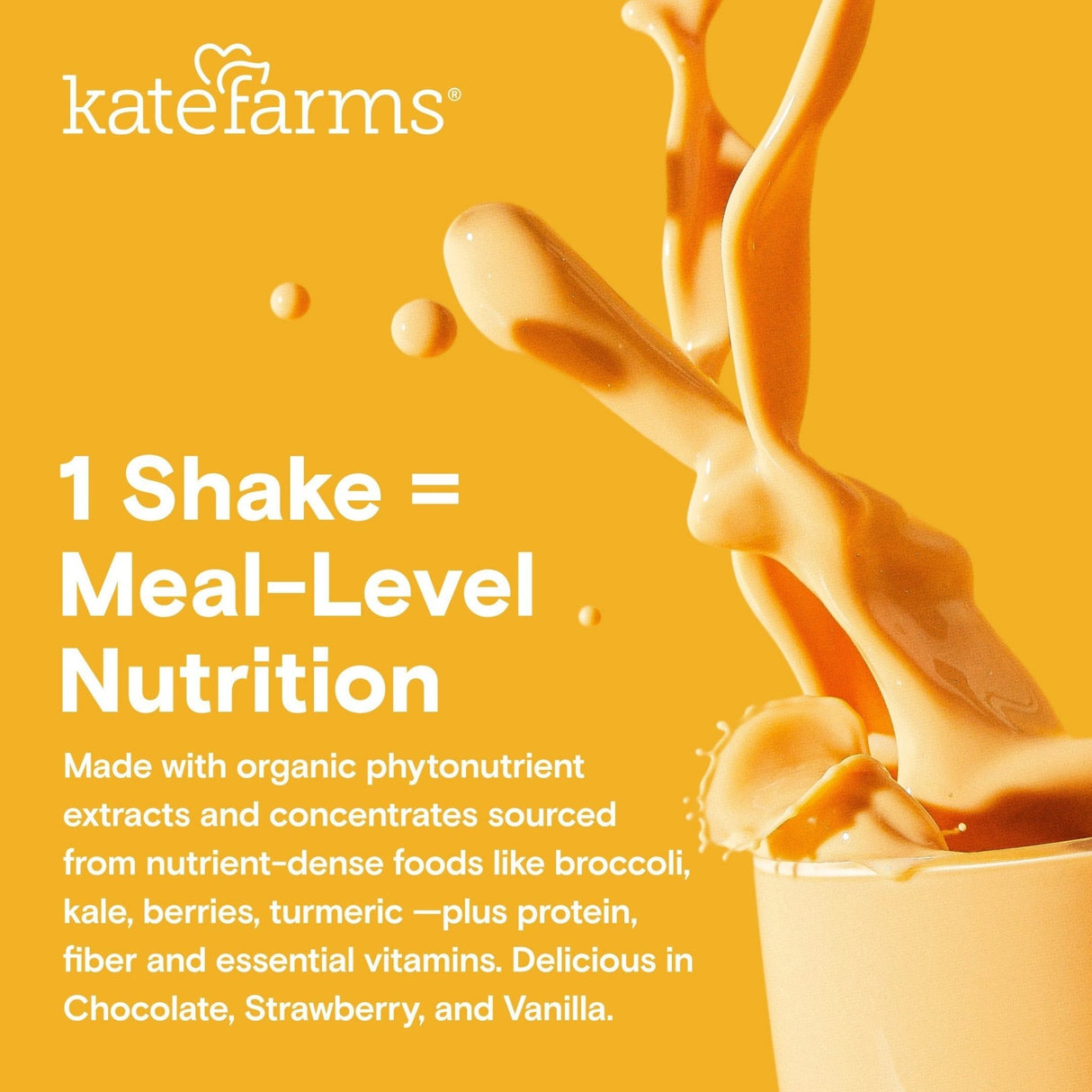 Kate Farms Kid's Nutrition Shake, Vanilla, Case/12 - 811112031208-Case - LL Medico