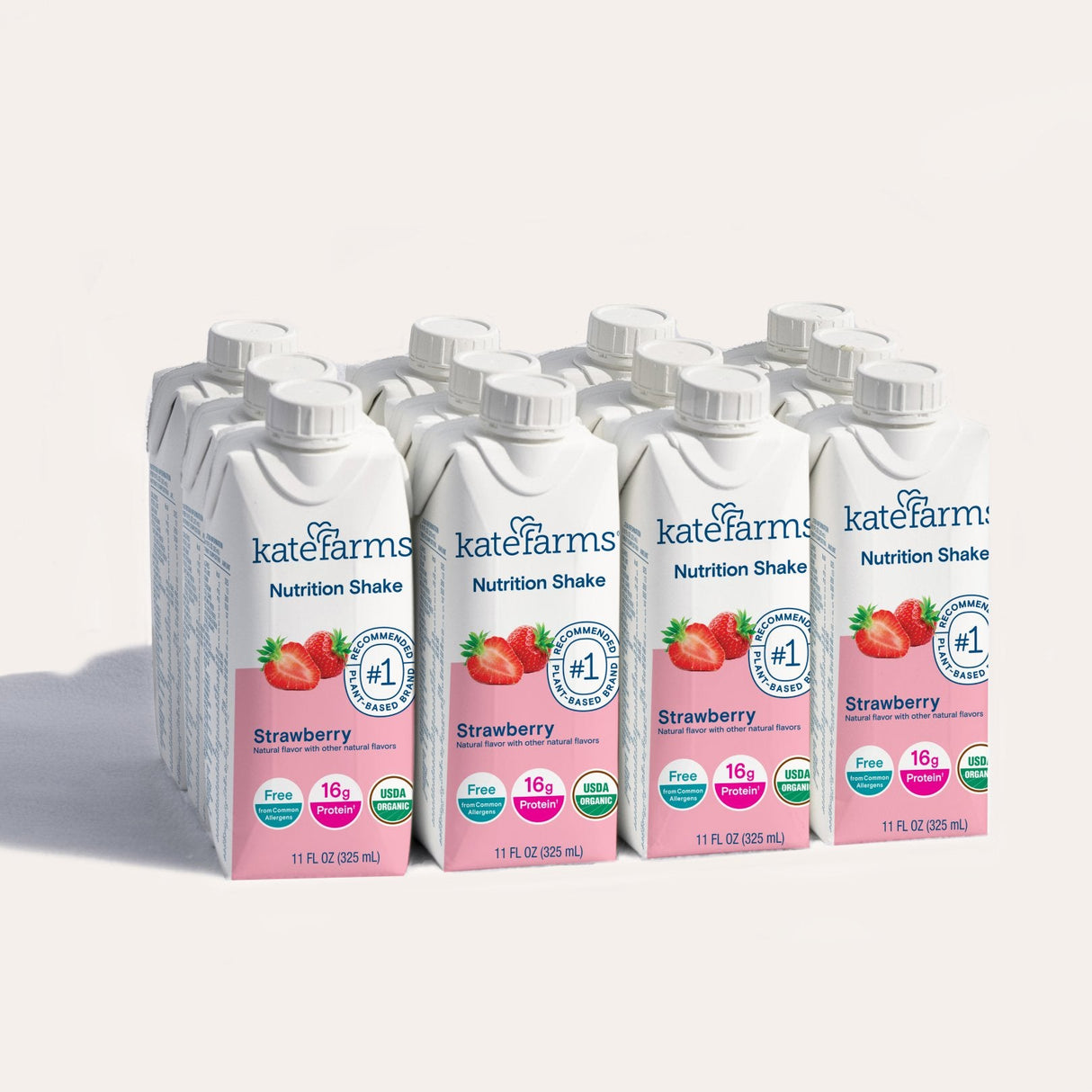 Kate Farms Nutrition Shake, Strawberry, Case/12 - 811112030799-Case - LL Medico