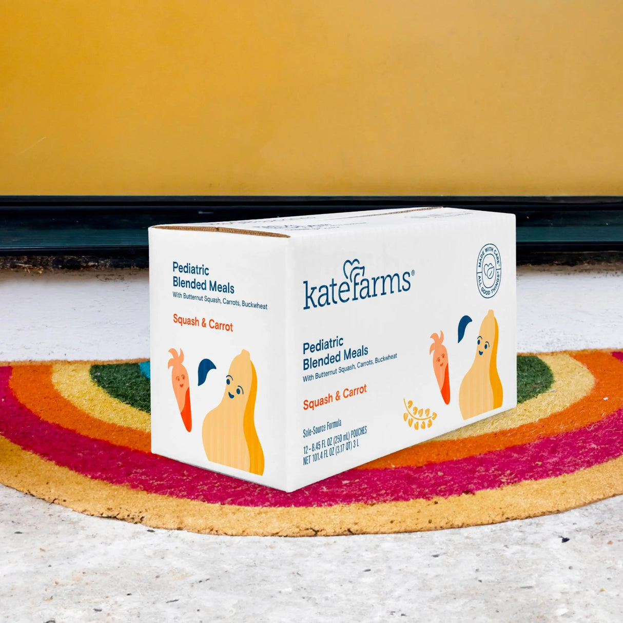 Kate Farms Pediatric Blended Meals, Squash & Carrot, CS/12 - 811112030119-Case - LL Medico