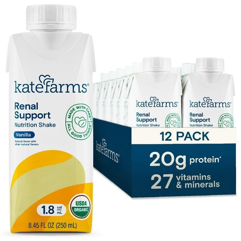 Kate Farms Renal Support 1.8, Vanilla, CS/12 - 811112030652-Case - LL Medico