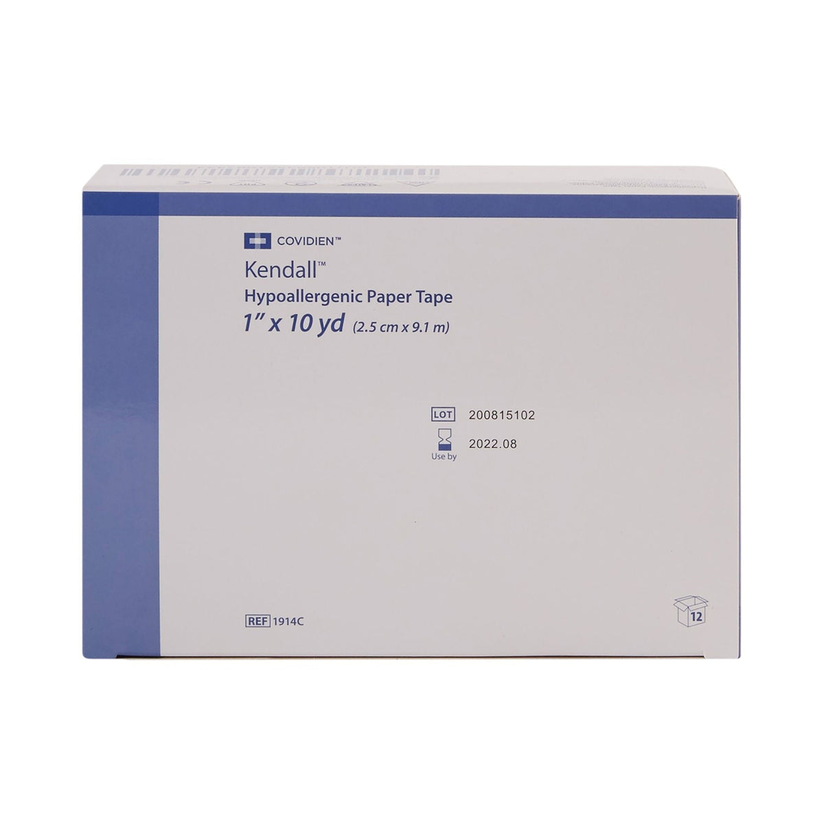 Kendall Hypoallergenic Paper Medical Tape, Non-Sterile, White, 1" x 10 Yard - 1914C-Box - LL Medico