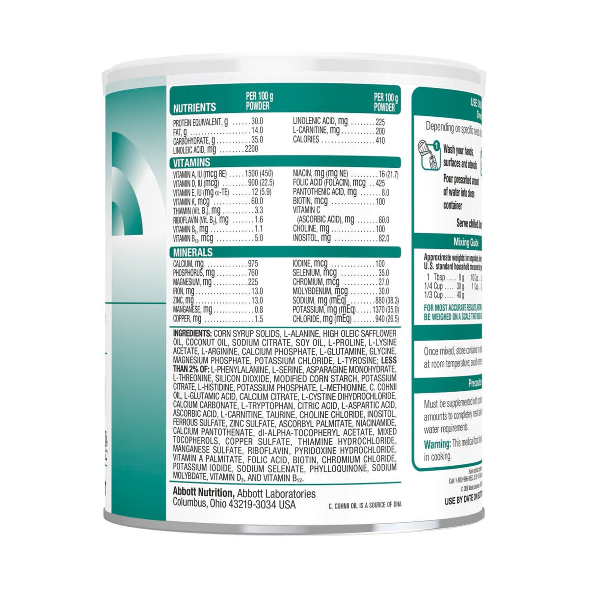 Ketonex-2 Amino Acid-Modified Medical Food Powder, Unflavored, 14.1 oz - 67050-Single - LL Medico