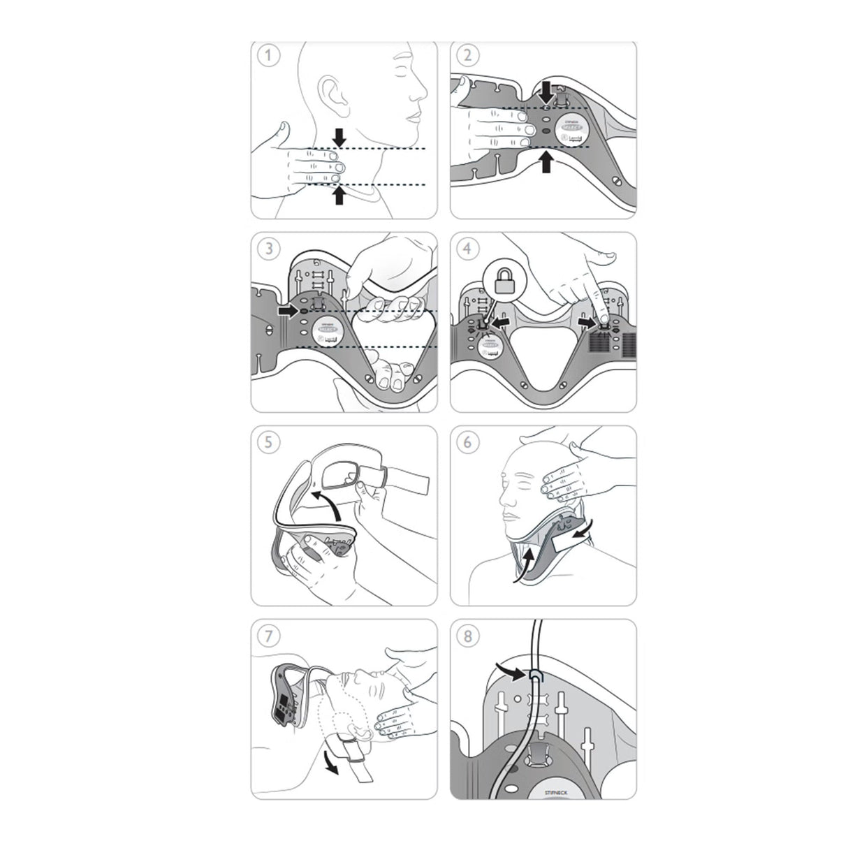 Laerdal Stifneck Select Extrication Cervical Collar, Pediatric - 980020-Single - LL Medico