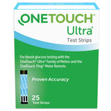 LifeScan OneTouch Ultra Blood Glucose Test Strips, 25 Count