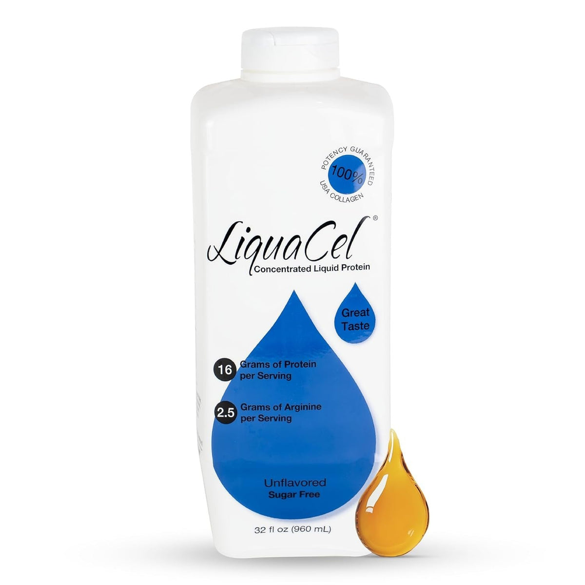 LiquaCel Concentrated Liquid Protein, Ginger Ale, 32 oz - GH-111-Single - LL Medico