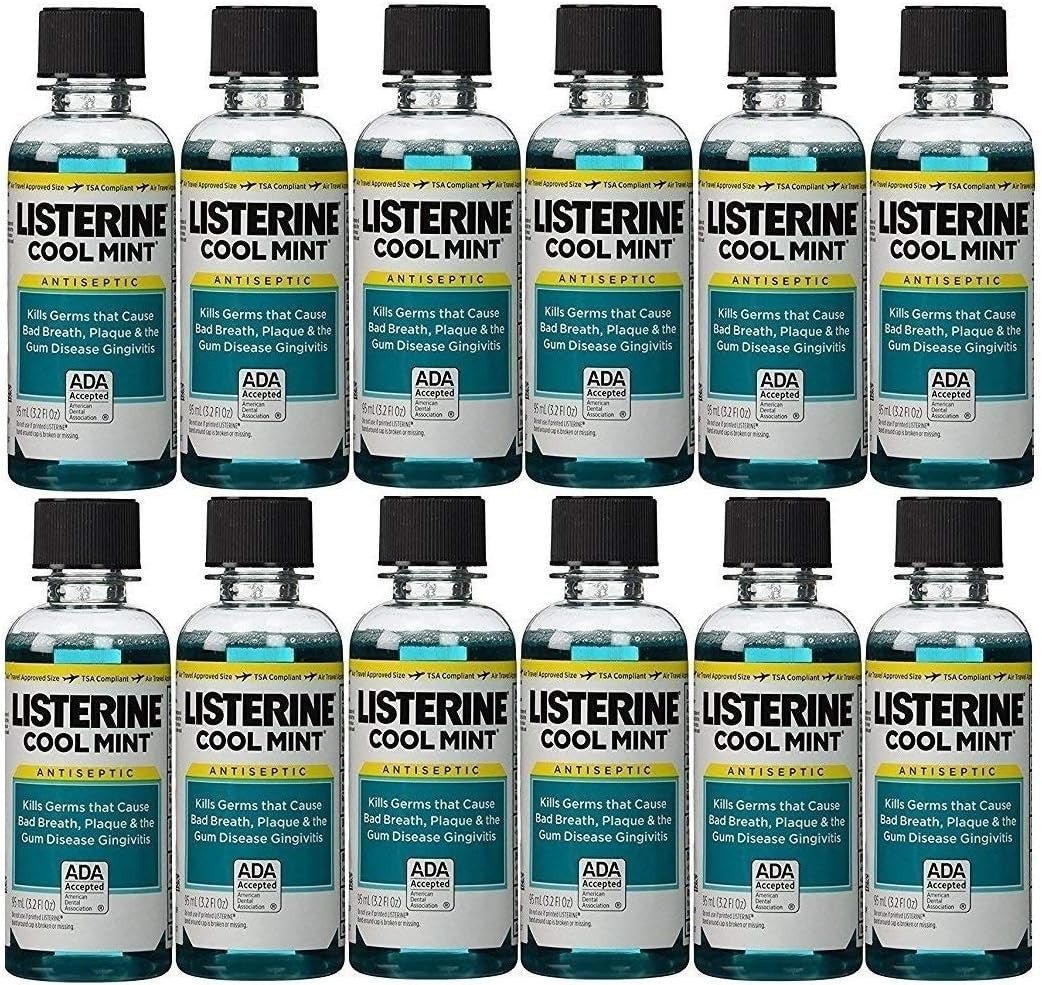 Listerine Cool Mint Antiseptic Mouthwash, 3.2 oz. - 524279500-Single - LL Medico