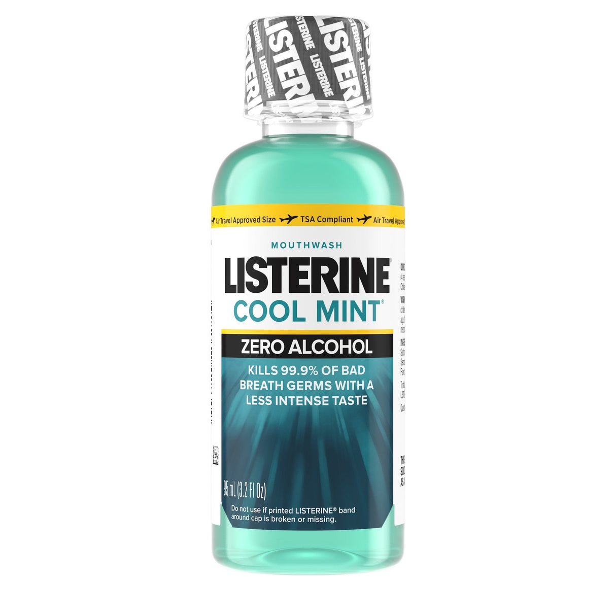Listerine Zero Clean Mint Mouthwash, 3.2 oz. Bottle - 524283000-Single - LL Medico