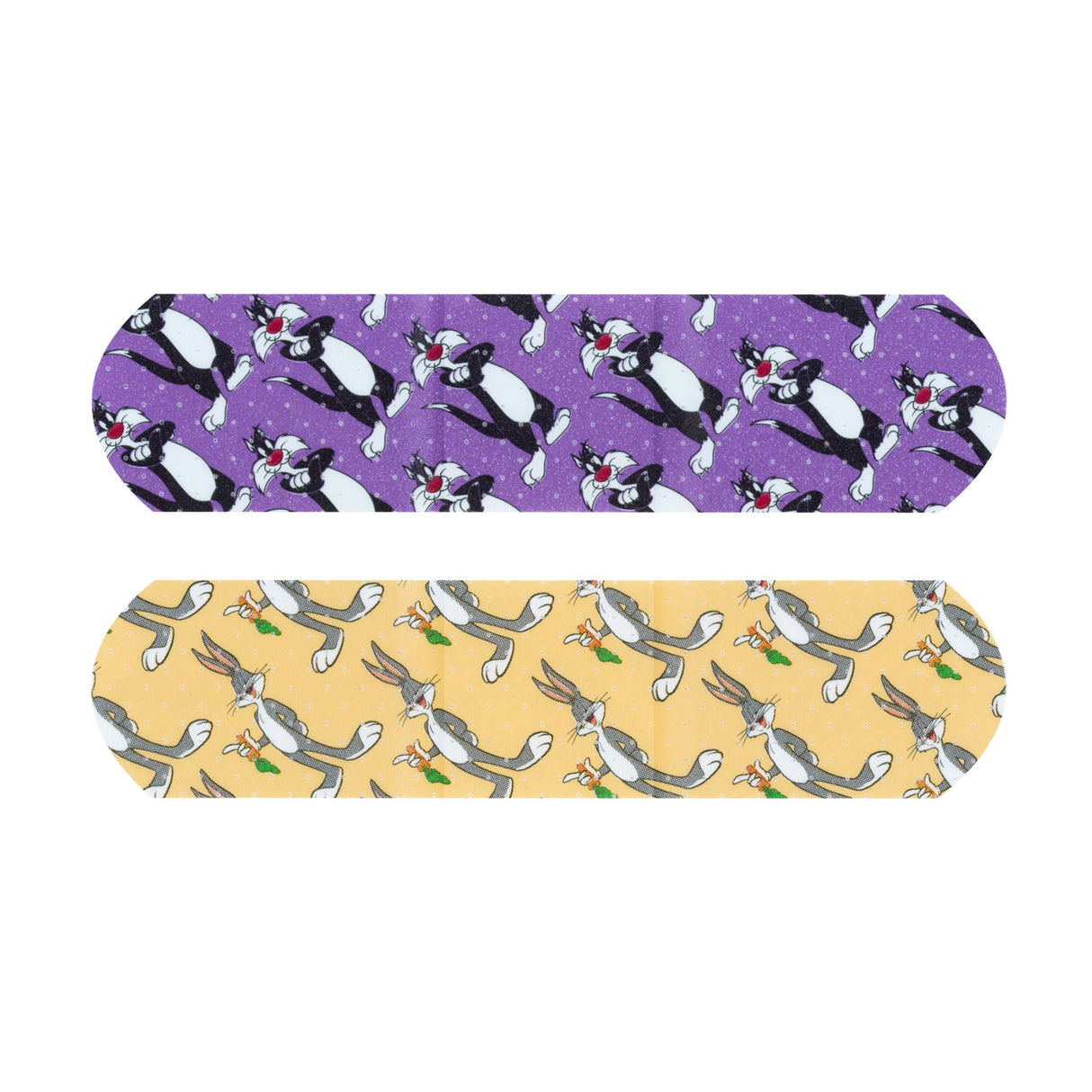 Looney Tunes Stat Strip Bugs Bunny /Sylvester Adhesive Strip, ¾ x 3 Inch