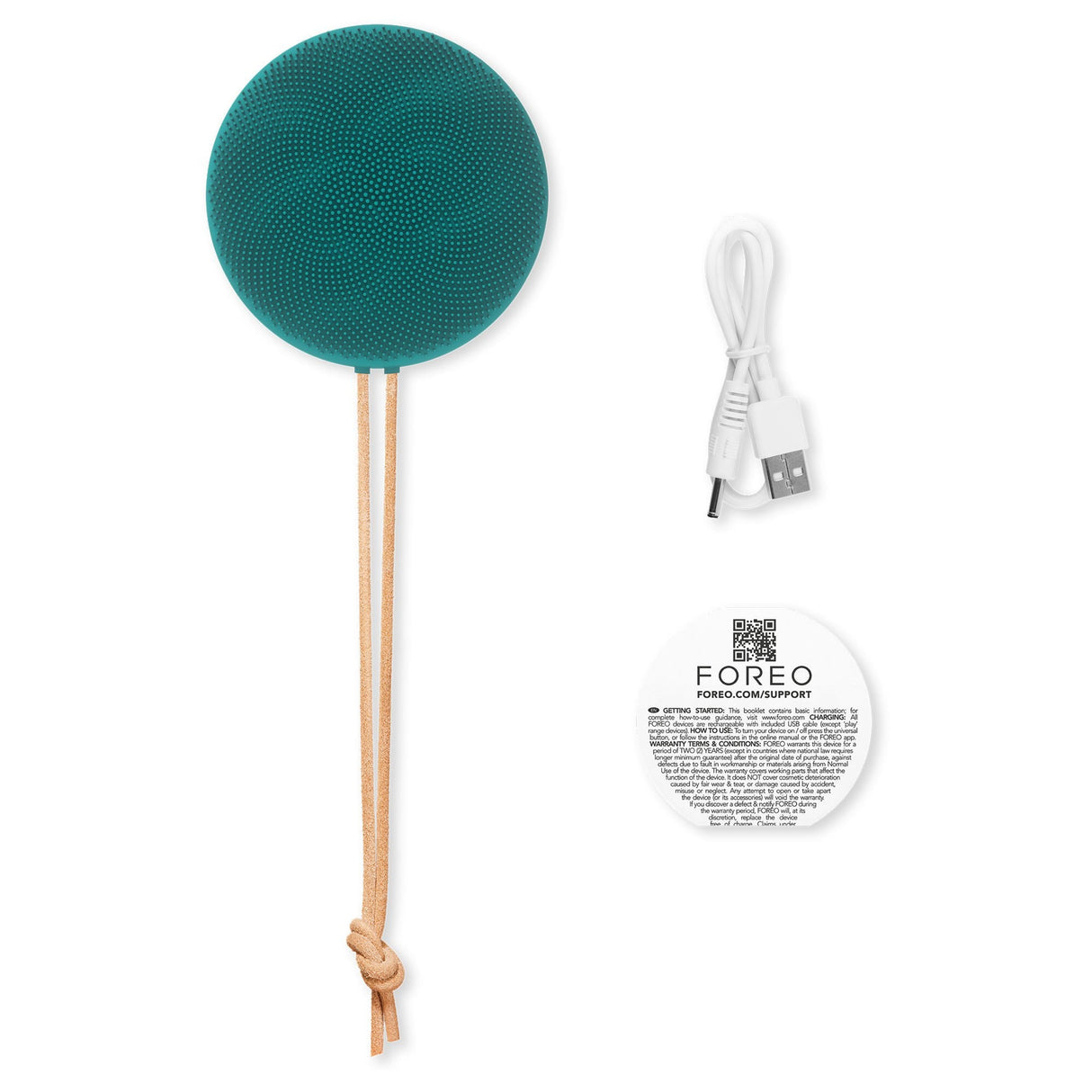 LUNA 4 body Massaging Body Brush, Evergreen - F1399-Single - LL Medico