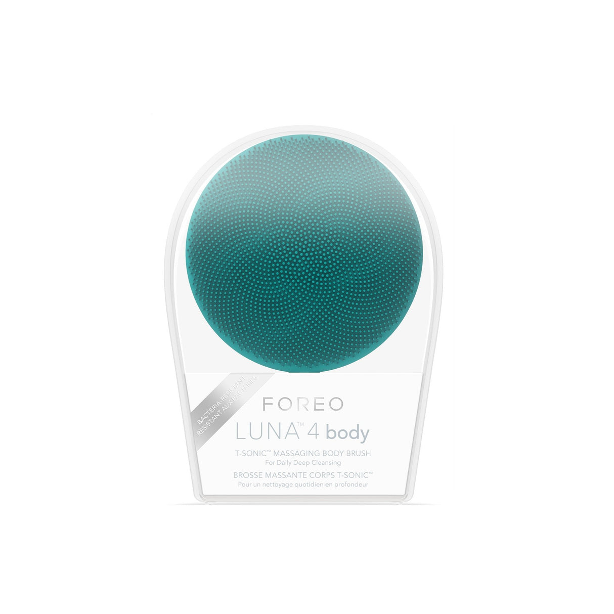 LUNA 4 body Massaging Body Brush, Evergreen - F1399-Single - LL Medico
