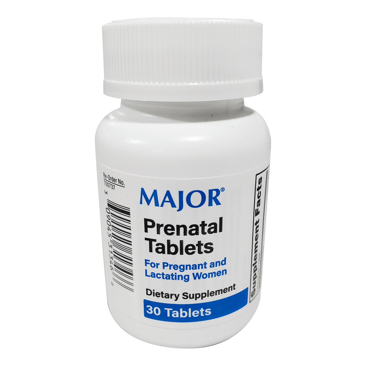 Major Prenatal Vitamin Supplement, 30 tablets - 00904531346 - LL Medico