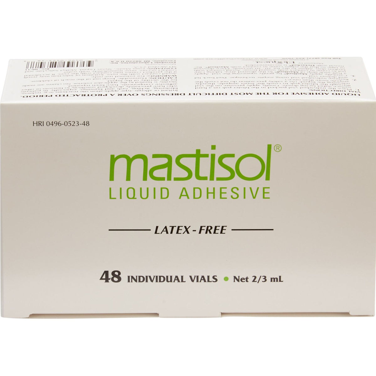 Mastisol Liquid Adhesive, 48 Individual Vials - 00496052348-Box - LL Medico