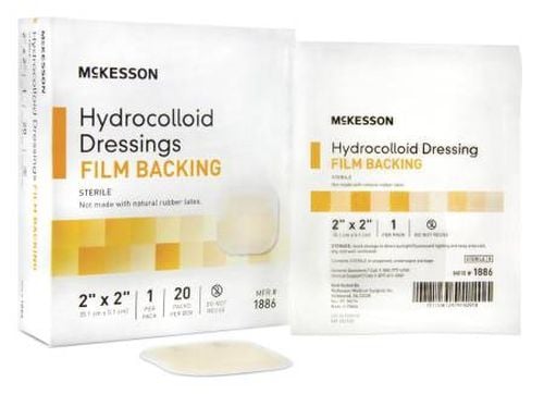 McKesson Hydrocolloid Dressing, 2 x 2 Inch