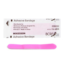 McKesson Adhesive Bandage, Pink, Sterile, 3/4" x 3" - 16-4835-Box - LL Medico