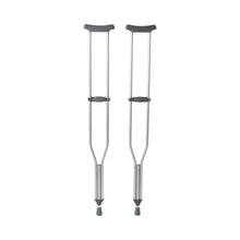 McKesson Aluminum Underarm Crutches, Tall Adult, 5'10" to 6'6" User Height, 350 lb Capacity - 146-10432-8-Pair - LL Medico