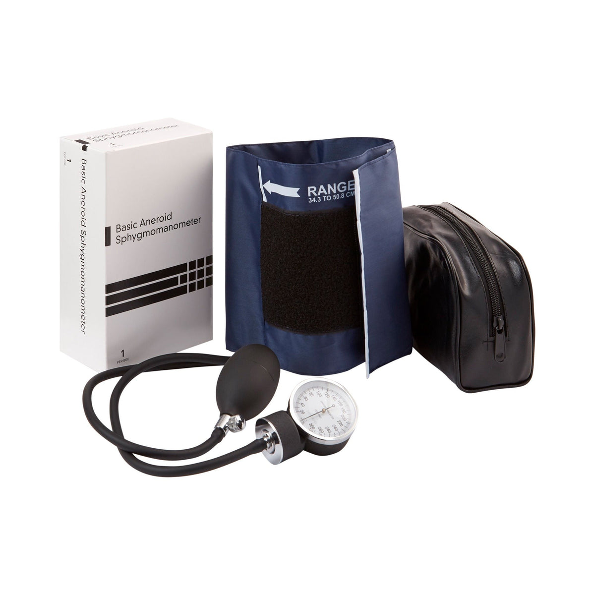 McKesson Aneroid Sphygmomanometer, Large Adult Cuff - 01-776XMCE-Single - LL Medico
