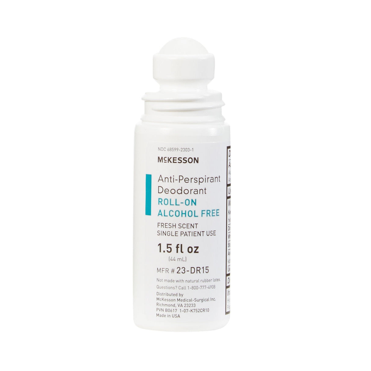 McKesson Antiperspirant / Deodorant, Fresh Scent, 1.5 oz Roll-On - 23-DR15-Single - LL Medico