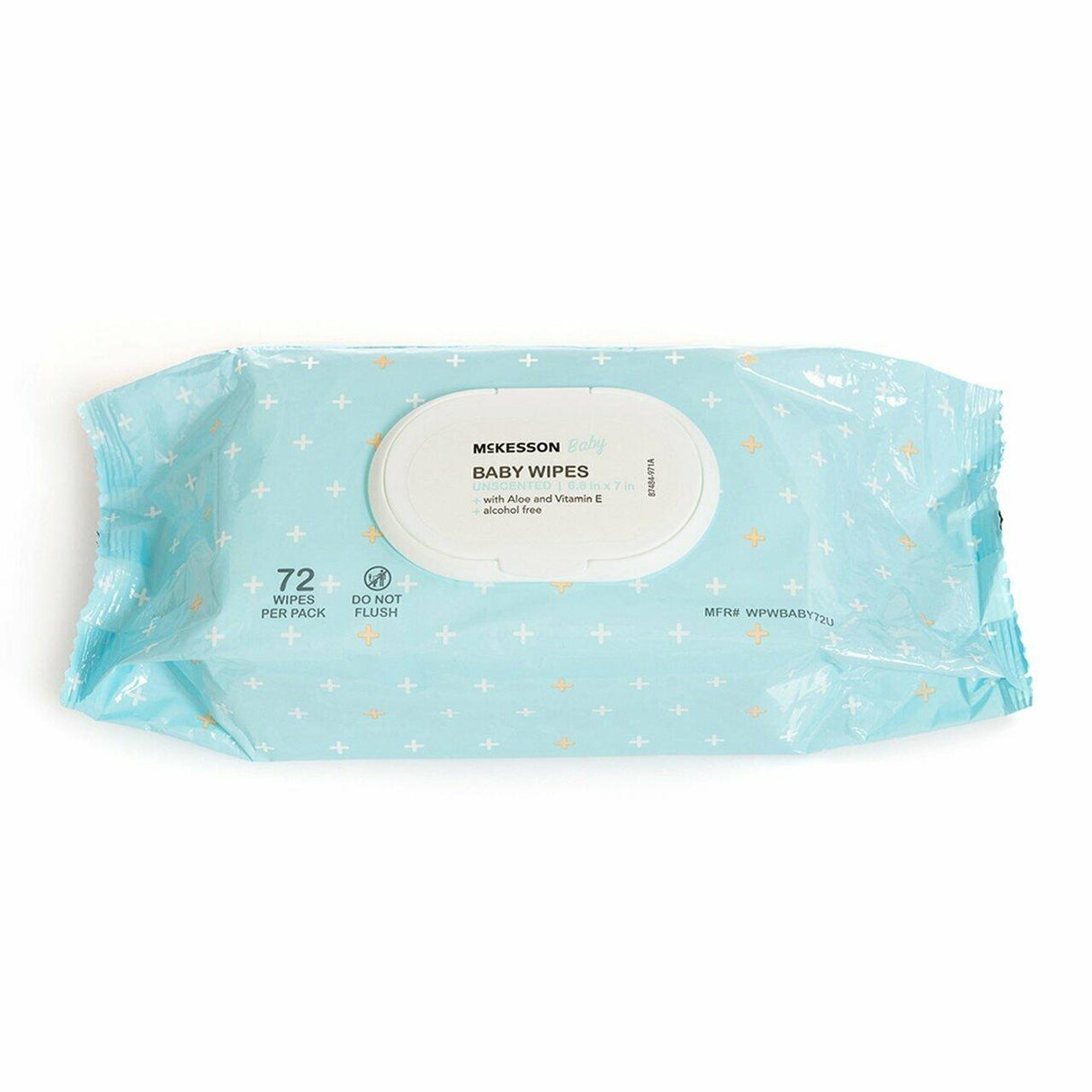 McKesson Baby Wipes, Unscented - WPWBABY72U-Pack - LL Medico