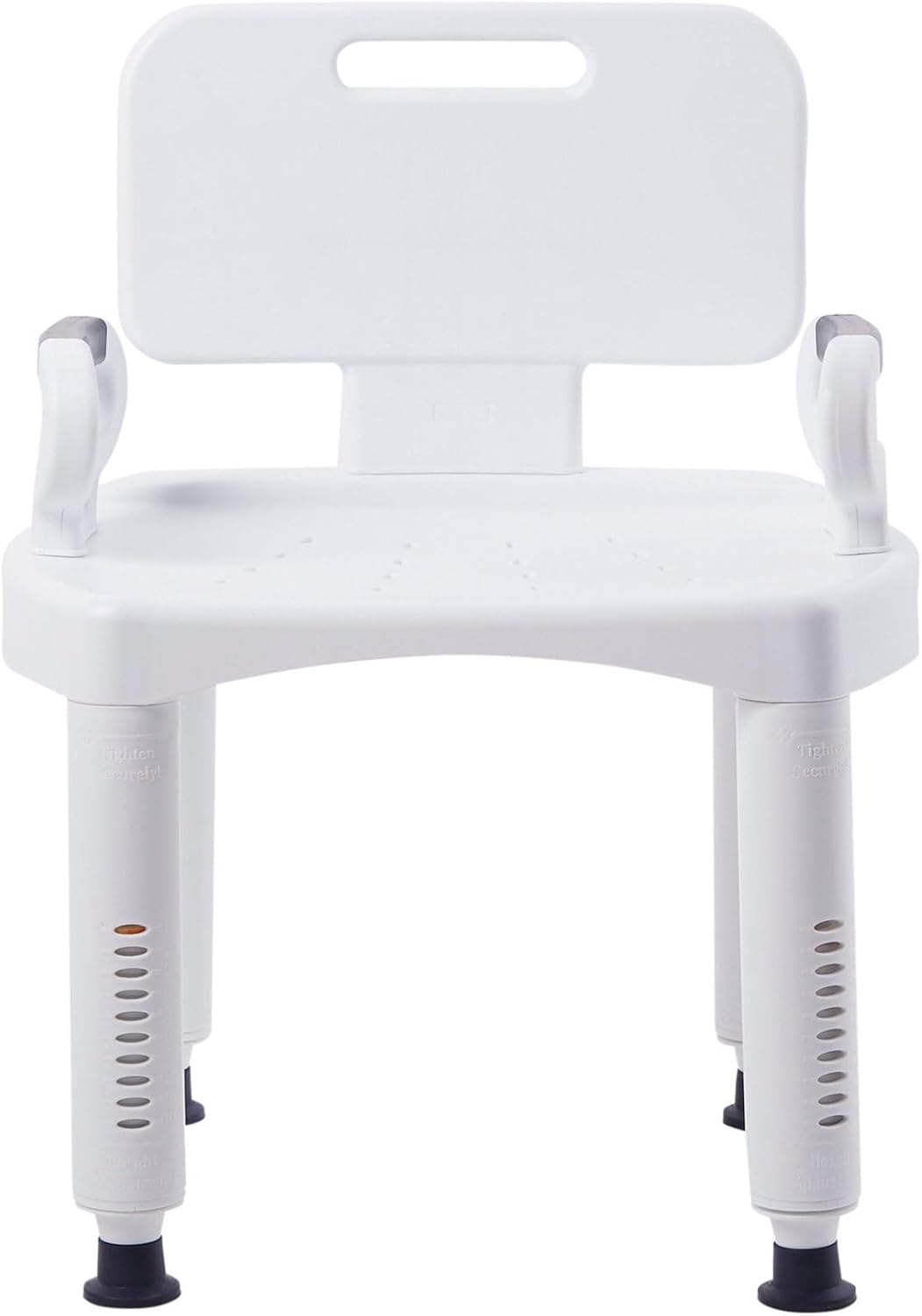 McKesson Bath Bench, Fixed Handle, No Backrest - 146-RTL12203KDR - LL Medico