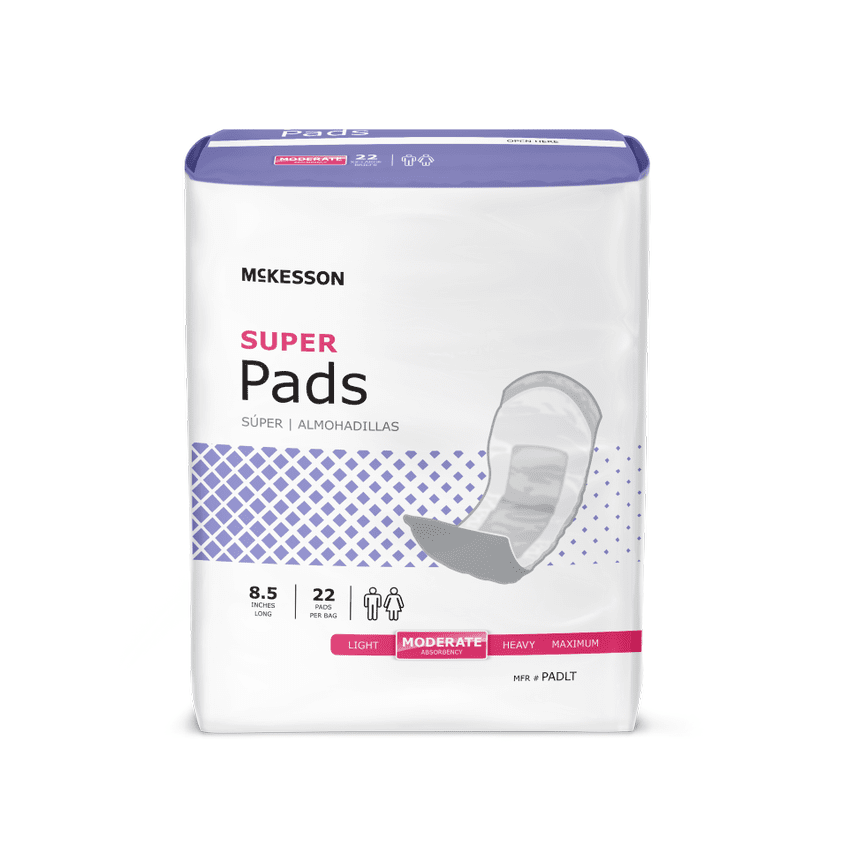 McKesson Bladder Control Pads, Regular - PADLT-Pack - LL Medico