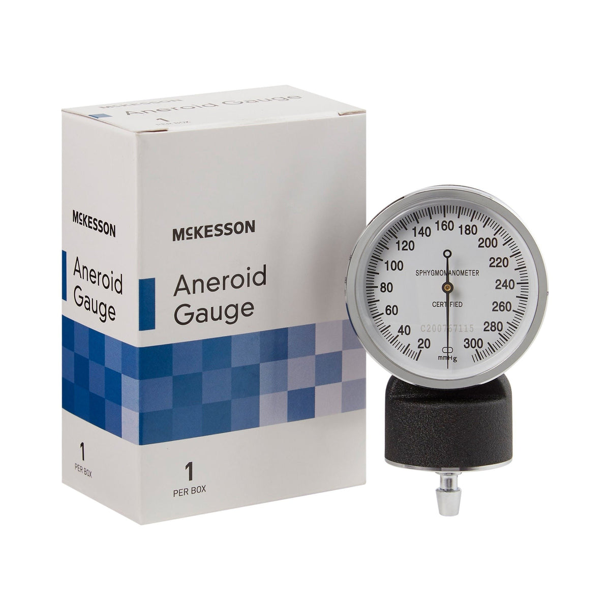 McKesson Blood Pressure Gauge, For Standard Aneroid Sphygmomanometers - 01-809GM-Single - LL Medico
