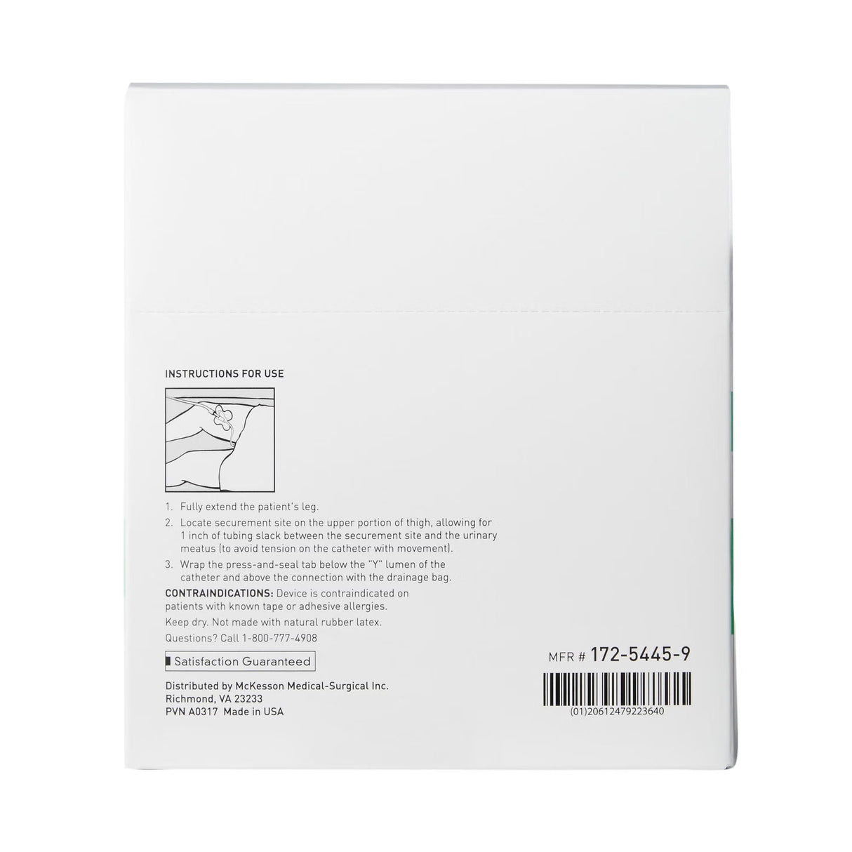 McKesson Catheter Securement Device - 172-5445-9-Single - LL Medico