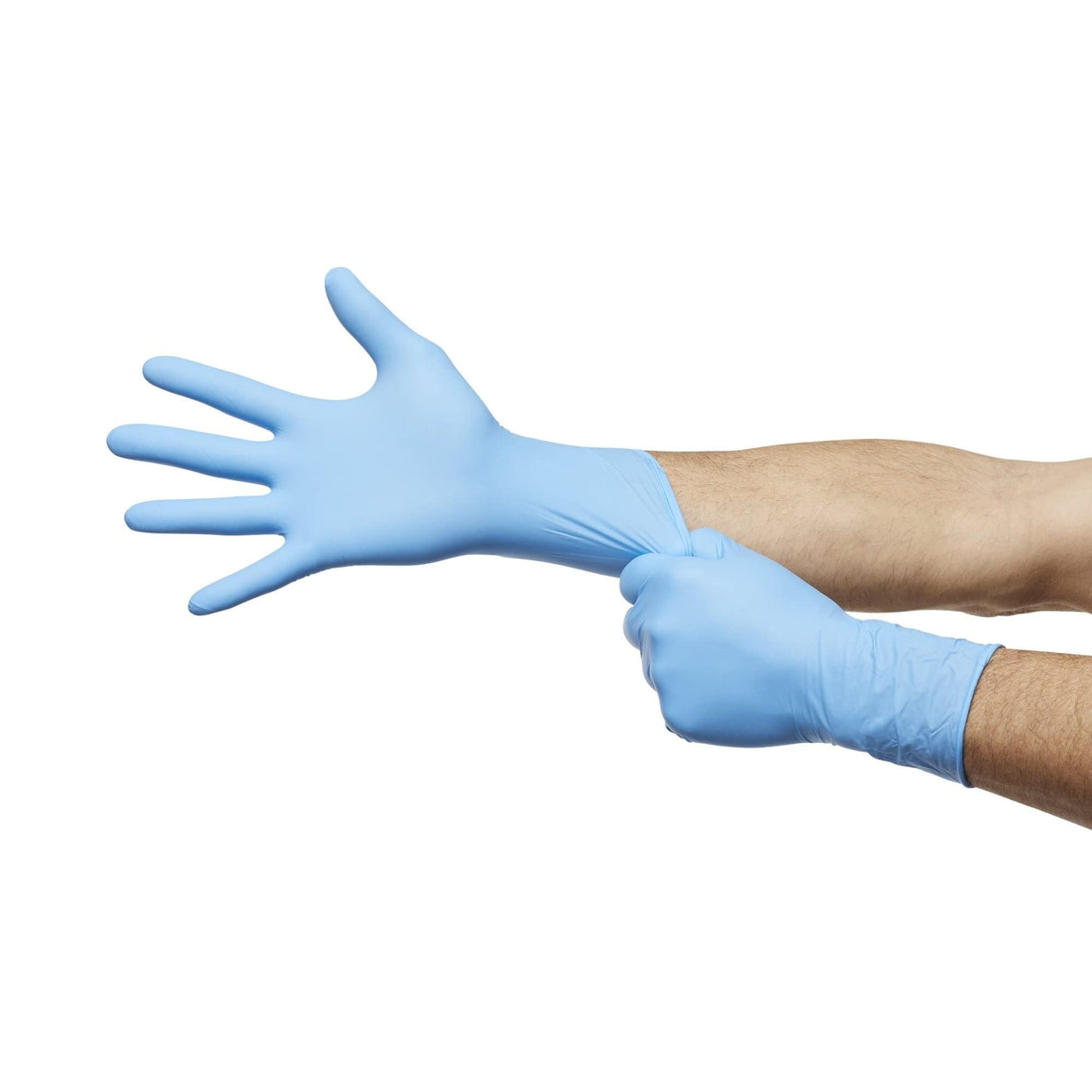 McKesson Confiderm 6.5 CX Nitrile Exam Gloves, Powder-Free, Blue - 14-674C-Box - LL Medico